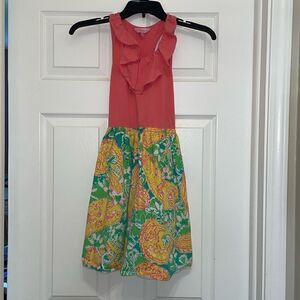 Lilly Pulitzer Girls Danita Dress in Pop Goes the Lemur